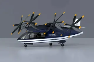 Sikorsky HEX 4-Rotor Tiltwing · 来源页主图